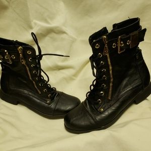 Guess ankle lace front boots